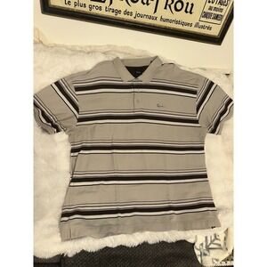 Karl Kani GOLD striped Polo SS Men's XXXXL 4XL VTG Y2K